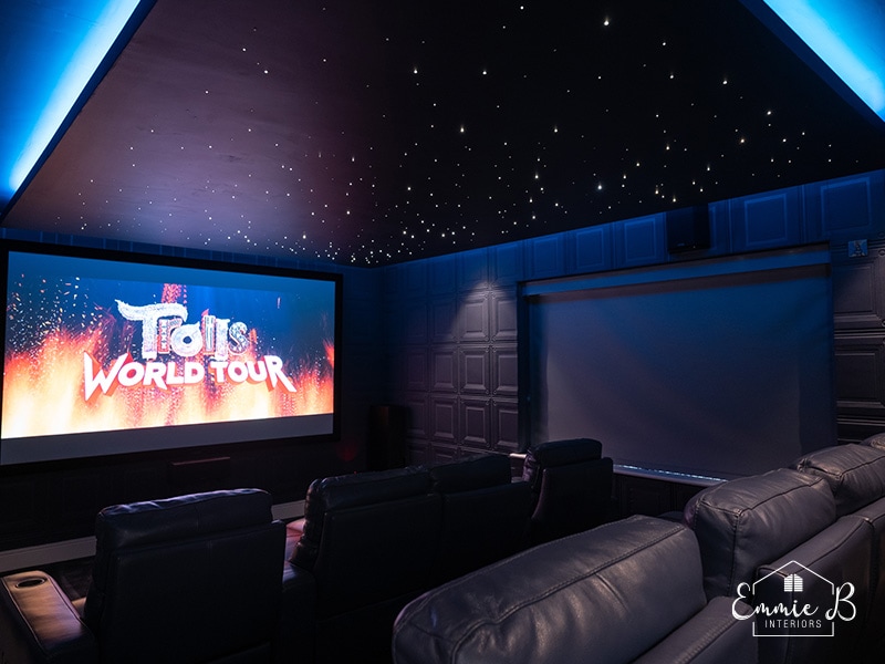 home cinema interior design Cheshire