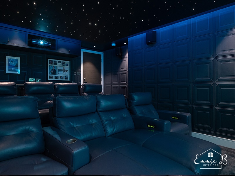 home cinema interior design Cheshire